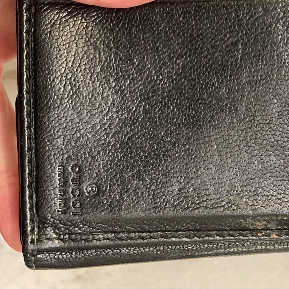 Gucci black leather wallet - Picture 13 of 16